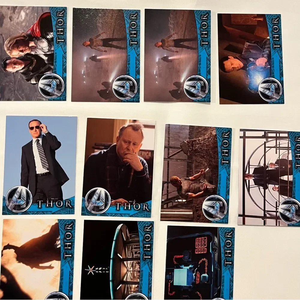 Thor Upper Deck Marvel 2012 The Avengers Assemble trading cards set 46-60, 61-66
